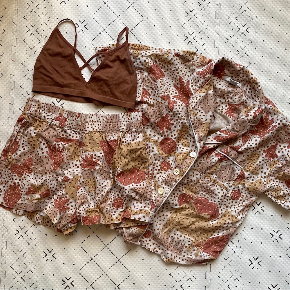 Madewell pajama set plus FREE bralette